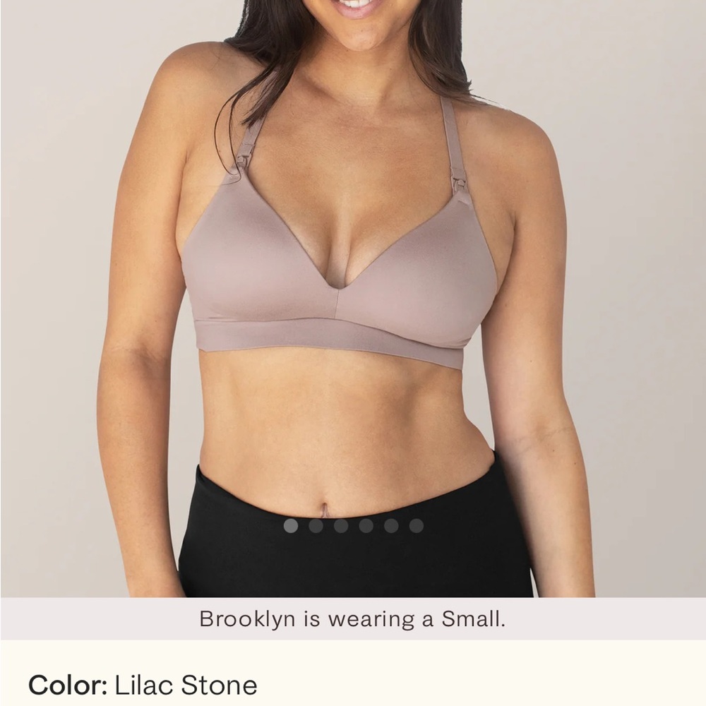 Kindred Bravely Minimalist Pumping and Nursing Bra in Lilac Stone